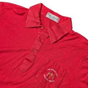 VTG John Smedley Mens XL Ryder Cup 1981 Walton Heath Golf Polo Sea Island Cotton